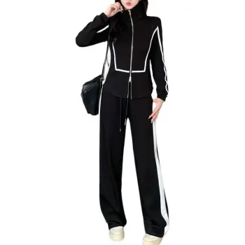 DOSOHEB Casual Suit Women's Black
