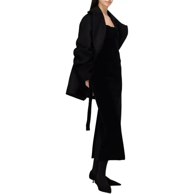 SportMax Orchis Double Breasted Belted Coat-3