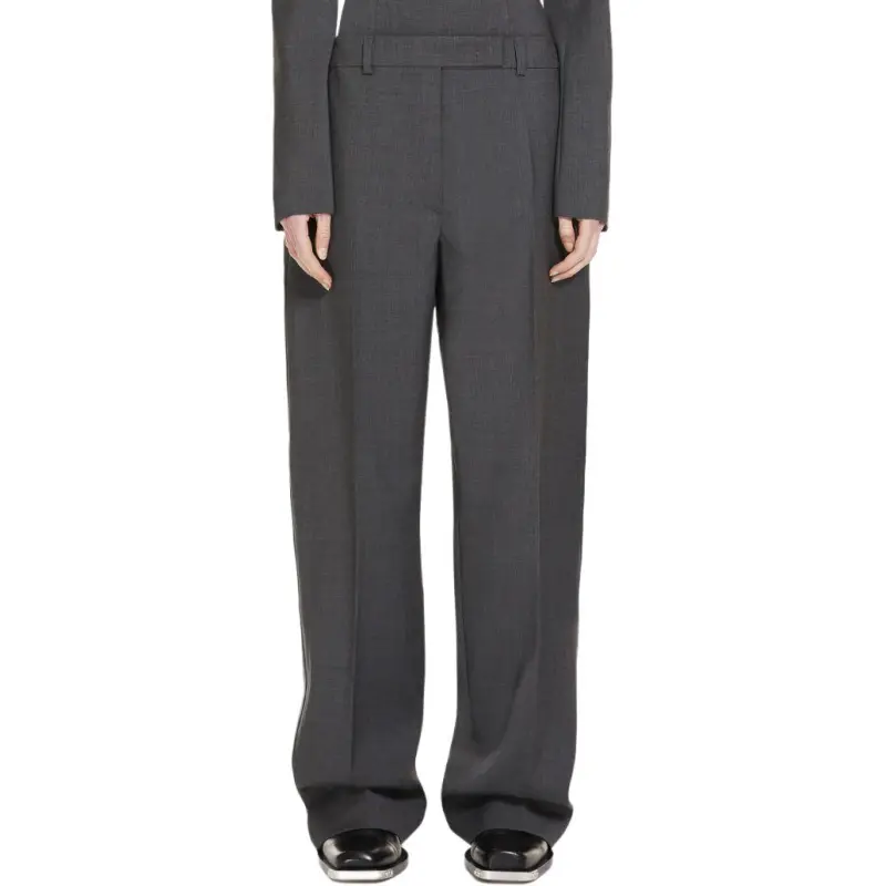 SportMa Ampezzo1234 Collection Casual Pants Women's Dark Gray-2