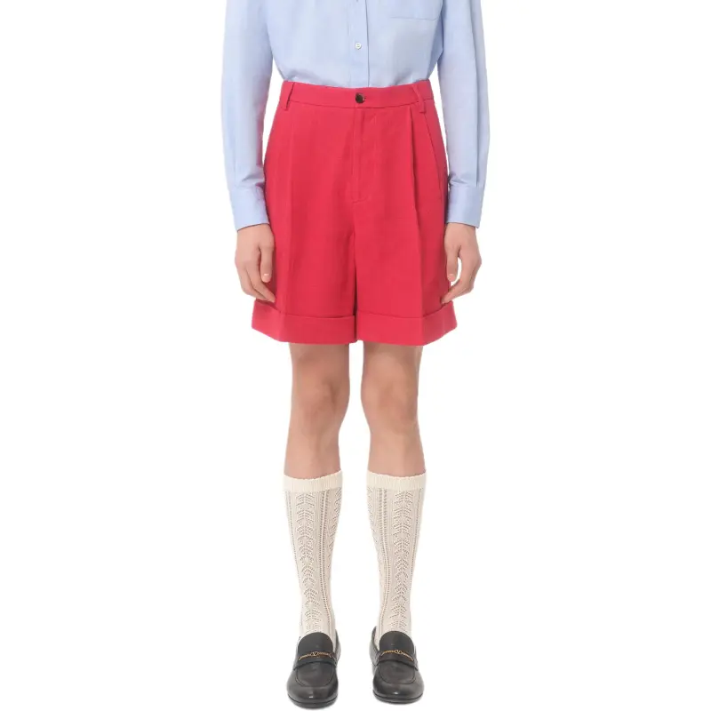 Valentino SS25 Casual Shorts Men's Pink-1