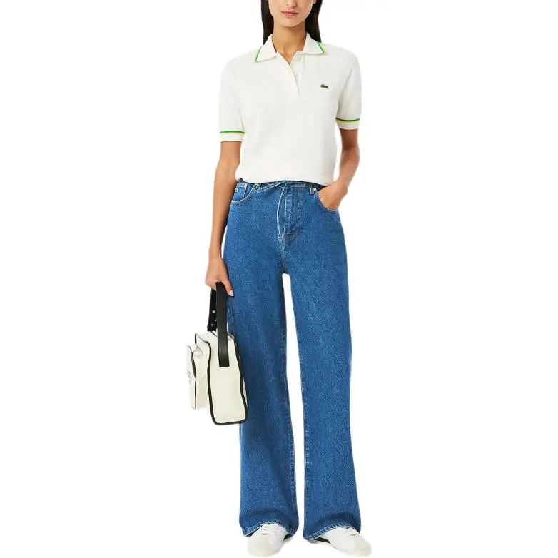 LACOSTE SS25 Jeans Women's Blue-1