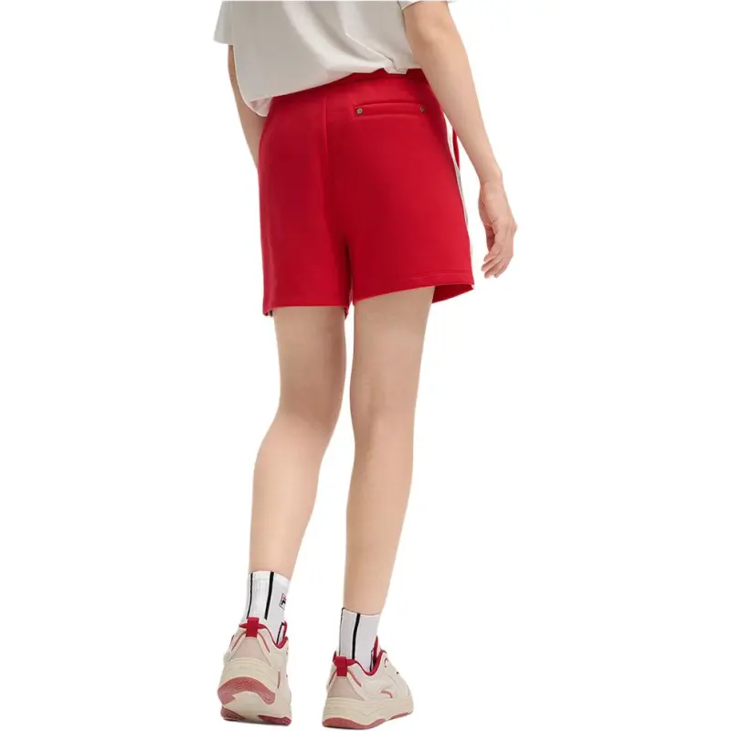 FILA ORIGINALE Casual Shorts Women's Fire Grapefruit Red-3
