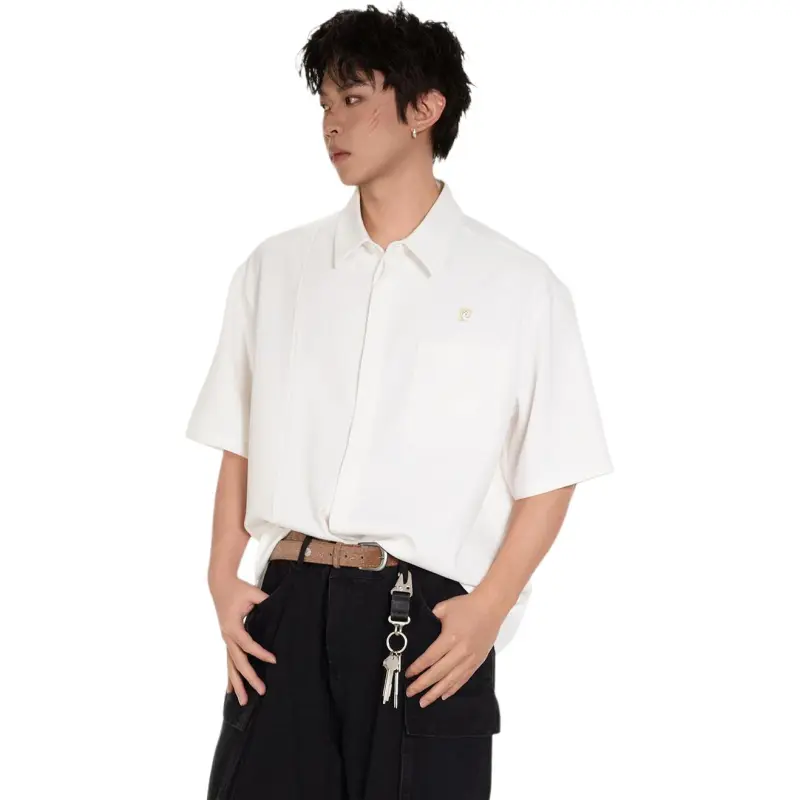 PIERRE CARDIN Short Sleeved Shirt Men's-7