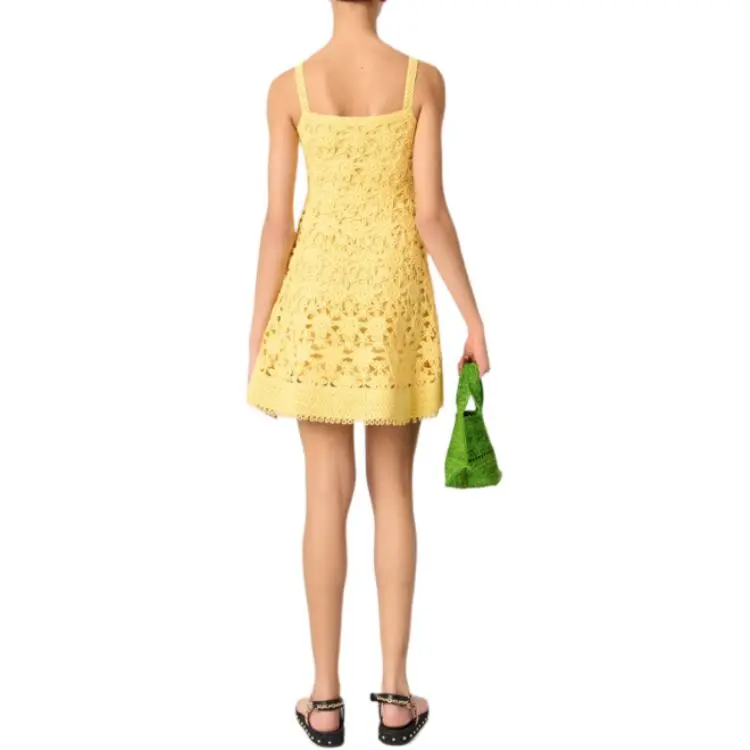 Maje Crochet knit Dress-2