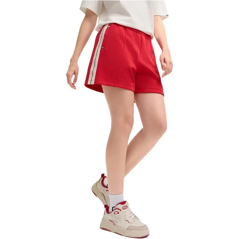 FILA ORIGINALE Casual Shorts Women's Fire Grapefruit Red-4