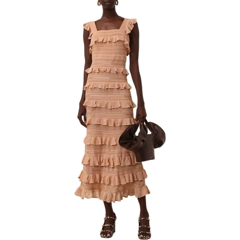 Zimmermann FW24 Slip Dress Women's Champagne-2