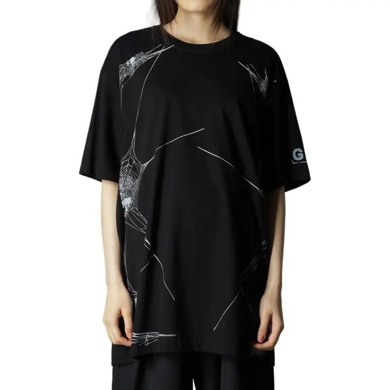 Yohji Yamamoto Ground Y SS25 T Shirt Unisex Black-5