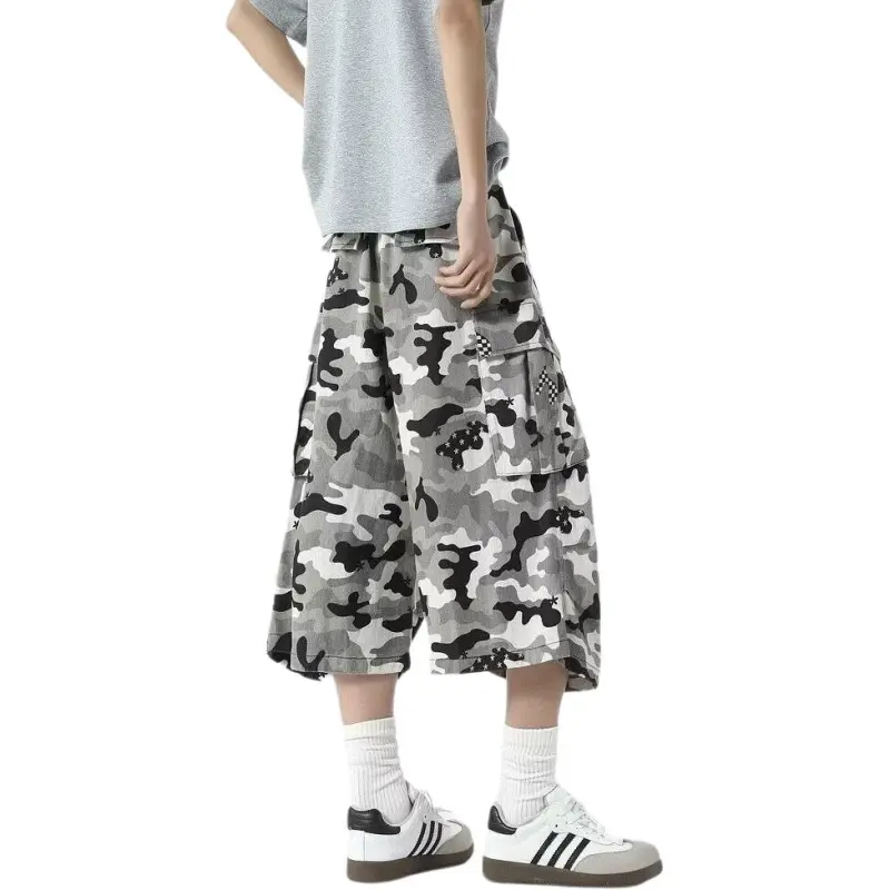 PVPVPV Cargo Shorts Unisex Camouflage-2