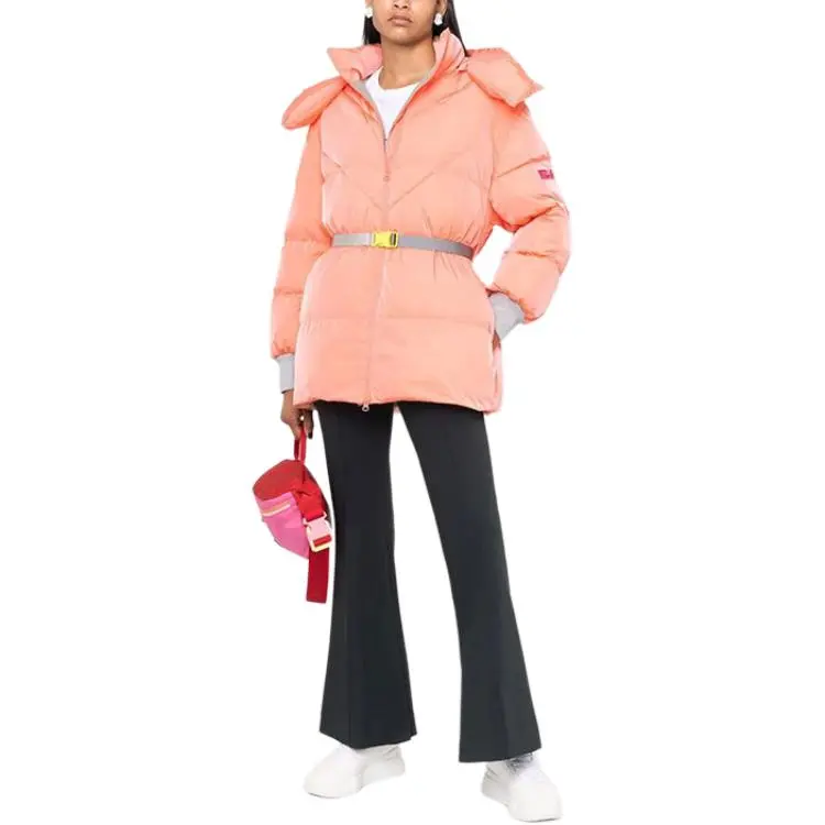 Stella McCartney Logo Patch Belted Puffer Jacket-1