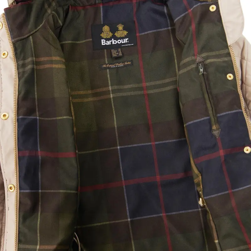 BARBOUR Puffer Jacket Women's Beige-7