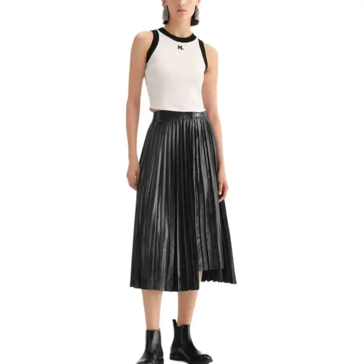 KARL LAGERFELD FW23 Casual Long Skirt Women's Blue-2