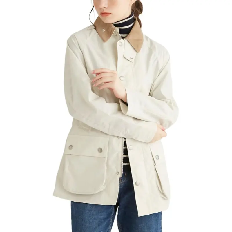 BARBOUR Jackets Coats Women's Cream-6
