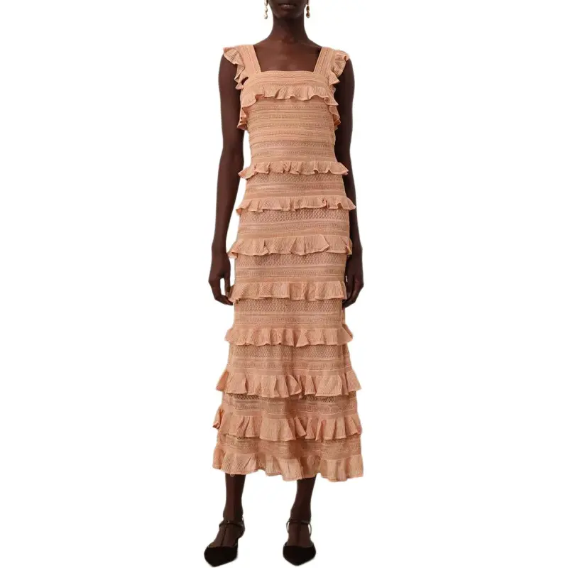 Zimmermann FW24 Slip Dress Women's Champagne-1