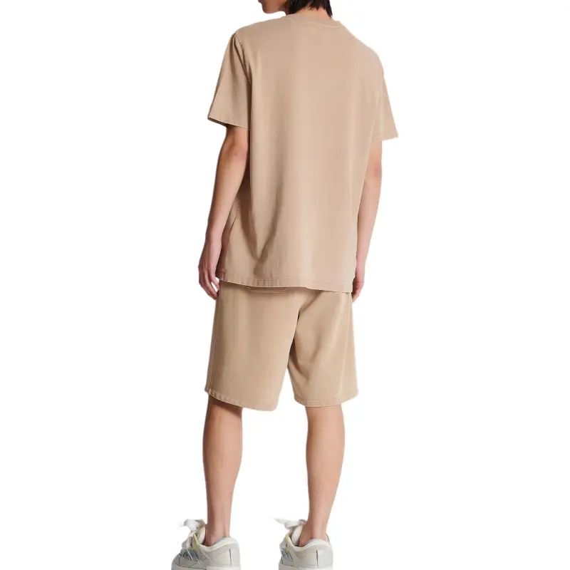 BALMAIN Logo embroidered Cotton T shirt-3