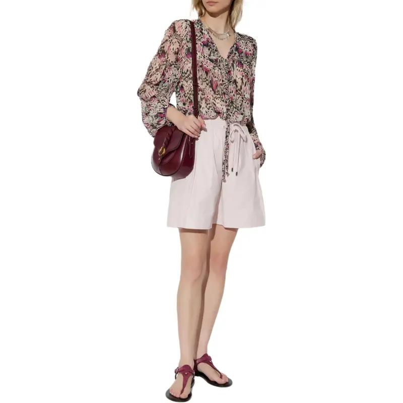 ISABEL MARANT Ingrid Drawstring Shorts-1