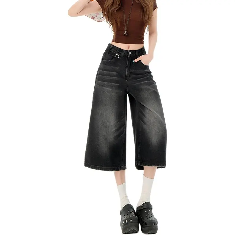 Kazakhstan Denim Shorts Women's-4
