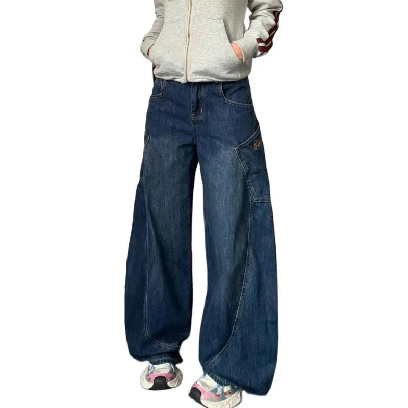 HAPPY PARTY Jeans Unisex Blue-4