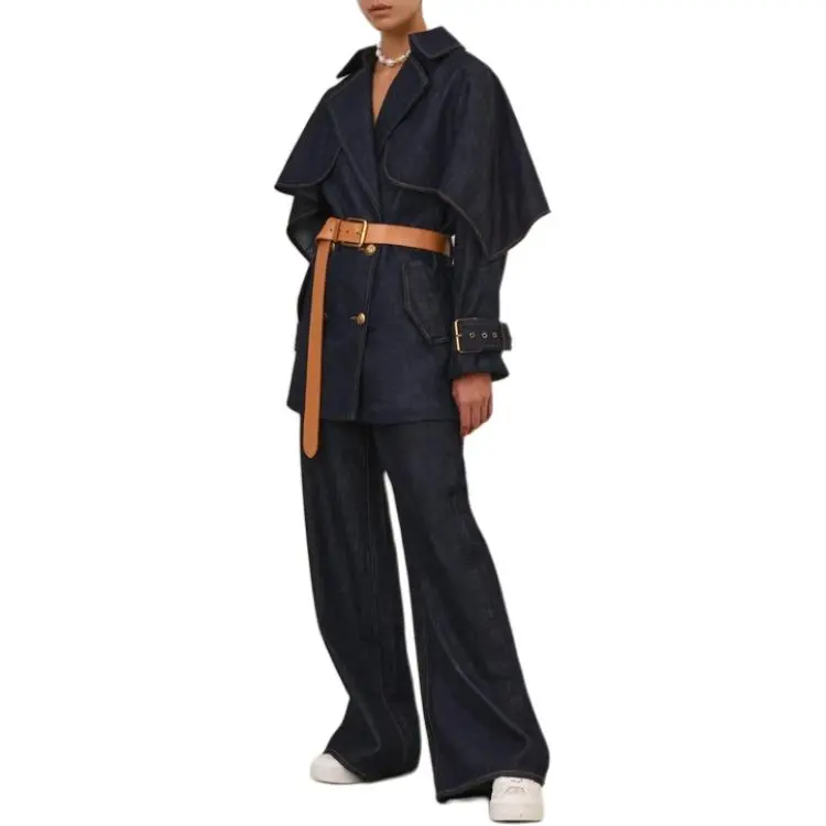 Zimmermann SS25 Trench Coat Women's Blue-3
