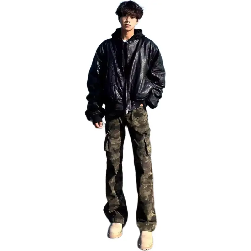 KVIV Jeans Men Camouflage--4