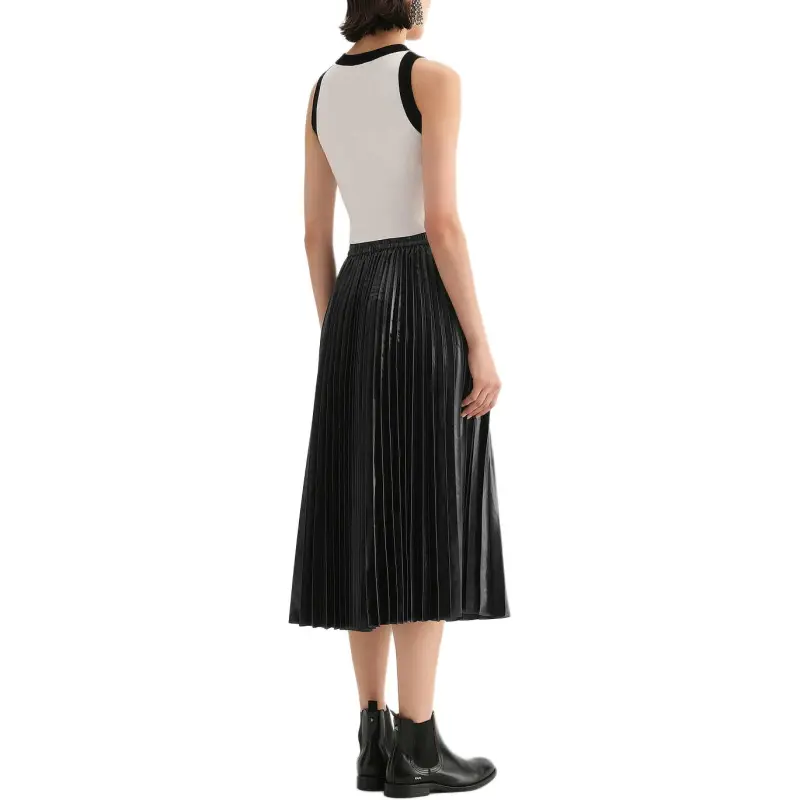 KARL LAGERFELD FW23 Casual Long Skirt Women's Blue-3