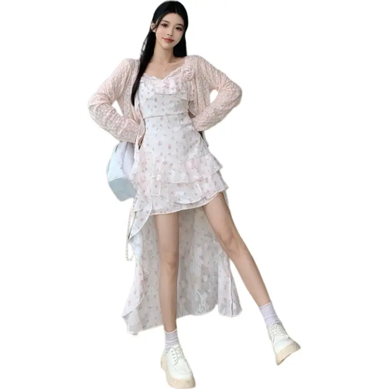 Mu Xiao Xin Slip Dresses Women's Image Color-2