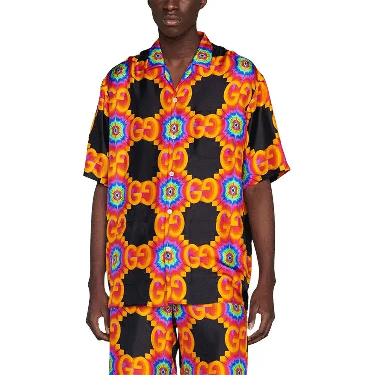 GUCCI Gg Psychedelic Silk Shirt-2