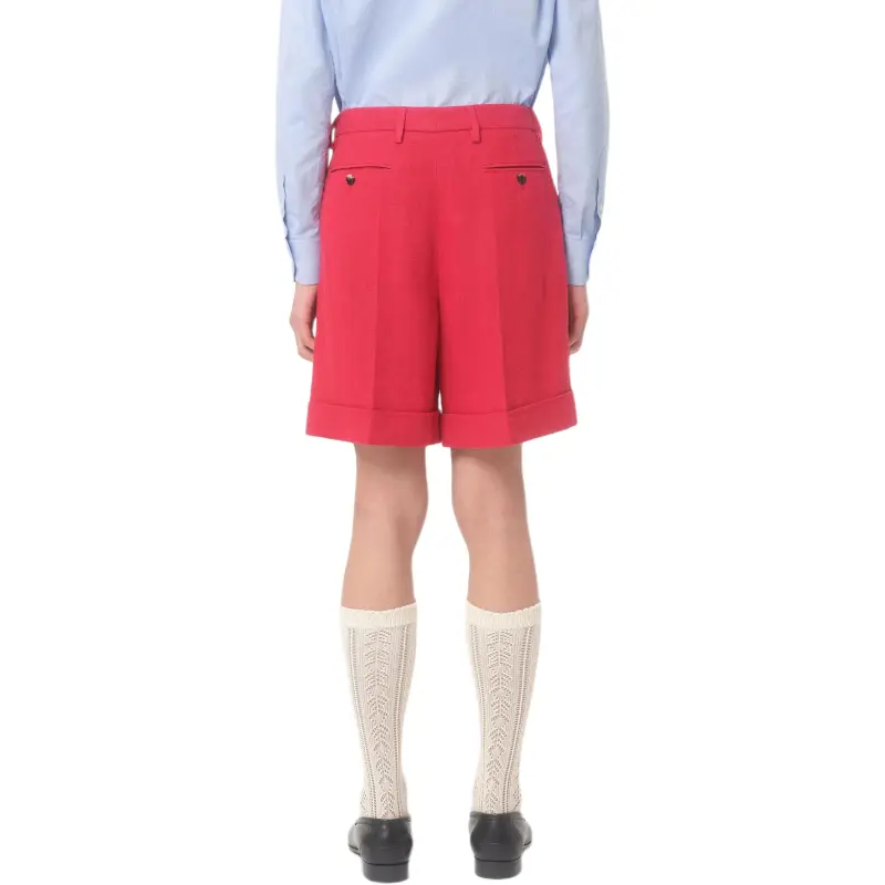 Valentino SS25 Casual Shorts Men's Pink-4