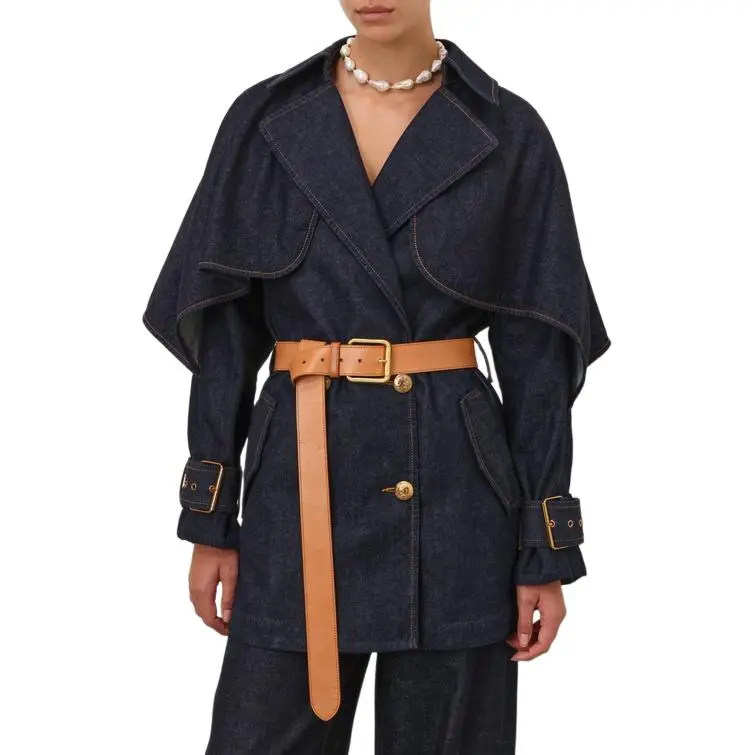 Zimmermann SS25 Trench Coat Women's Blue-6