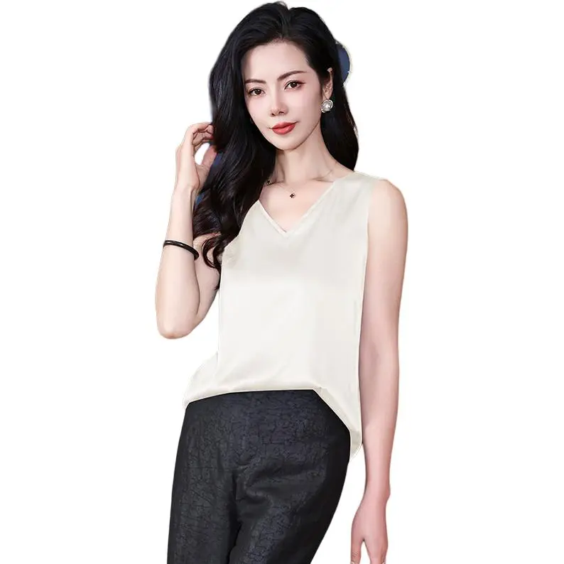 Yi Mengyuan Silk Tank Top Women's-4