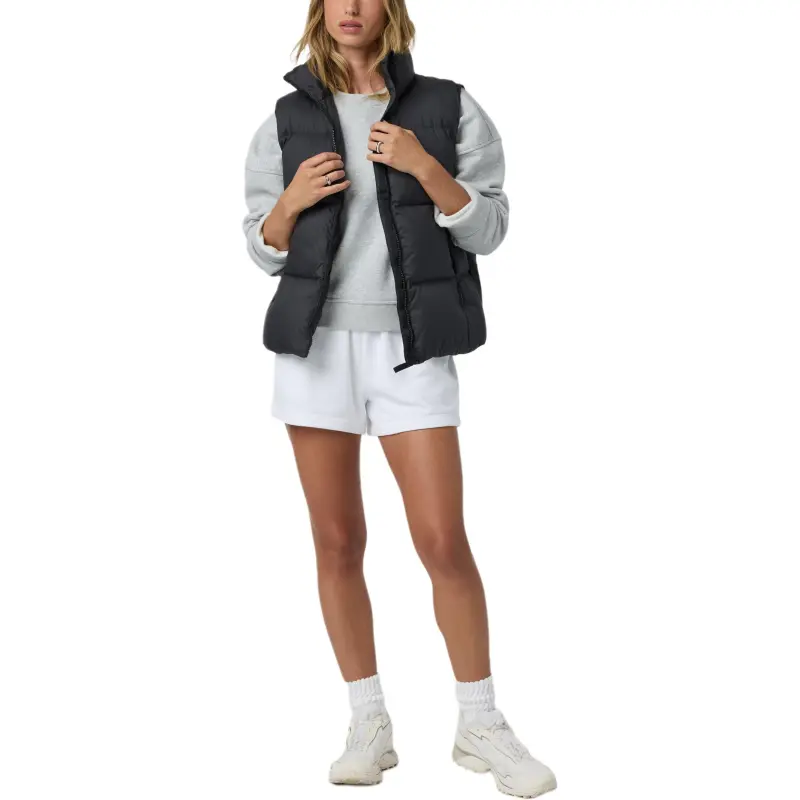Vuori Hillside Dow Vest Women's Black-1