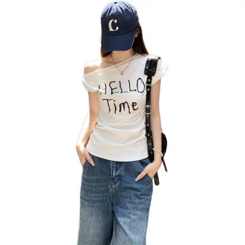 Mu Xiao Xin T Shirts Women's White-5