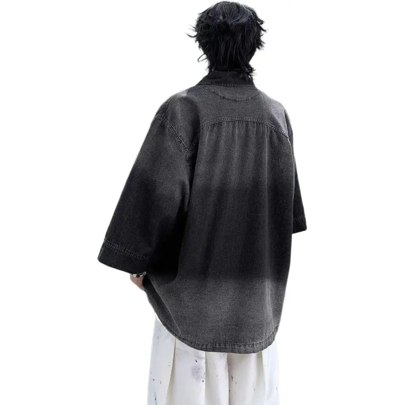 JIMI&JONS Denim Jacket Unisex Black-1