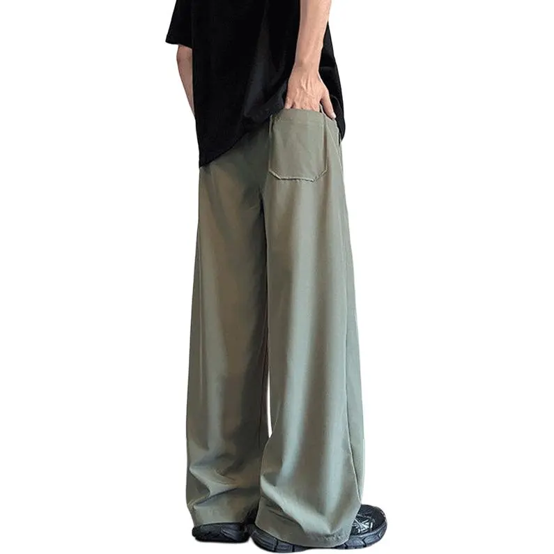 NOWSTIME Casual Pants Unisex Green-2