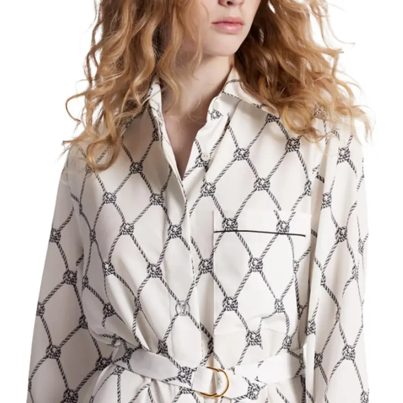LOUIS VUITTON SS23 Long-Sleeved Dresses Women's White-3