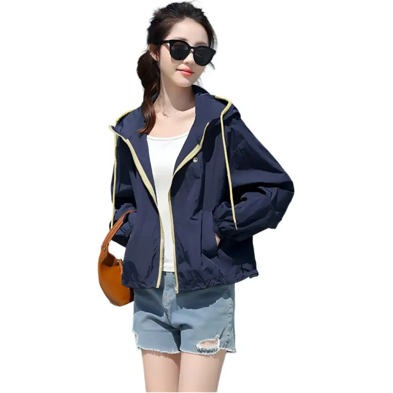 Mu Xiao Xin Cropped Coat Women's-5