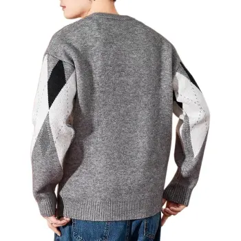 Tonlion Sweaters Men Heather Gray