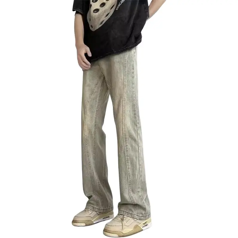 TESTUNG Jeans Men Yellow Mud--3