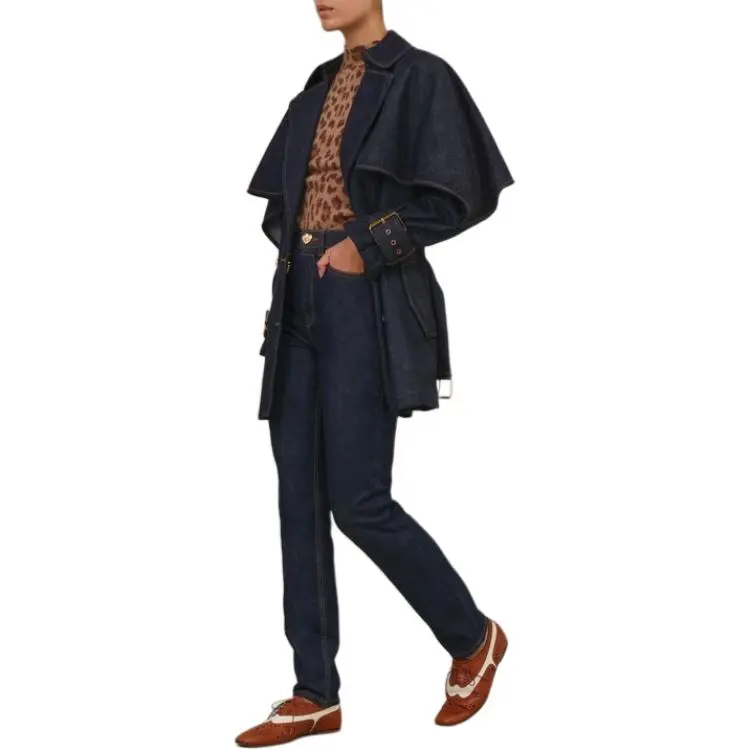 Zimmermann SS25 Trench Coat Women's Blue-5