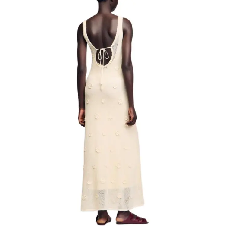Sandro Knitted Maxi Dress-3