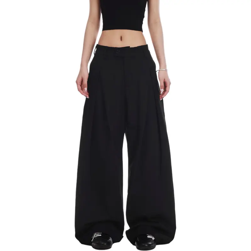 VINMUK Suit Trousers Unisex Black-2