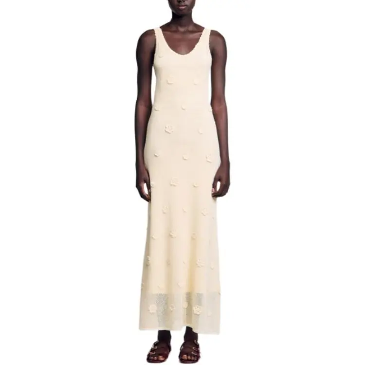 Sandro Knitted Maxi Dress-1