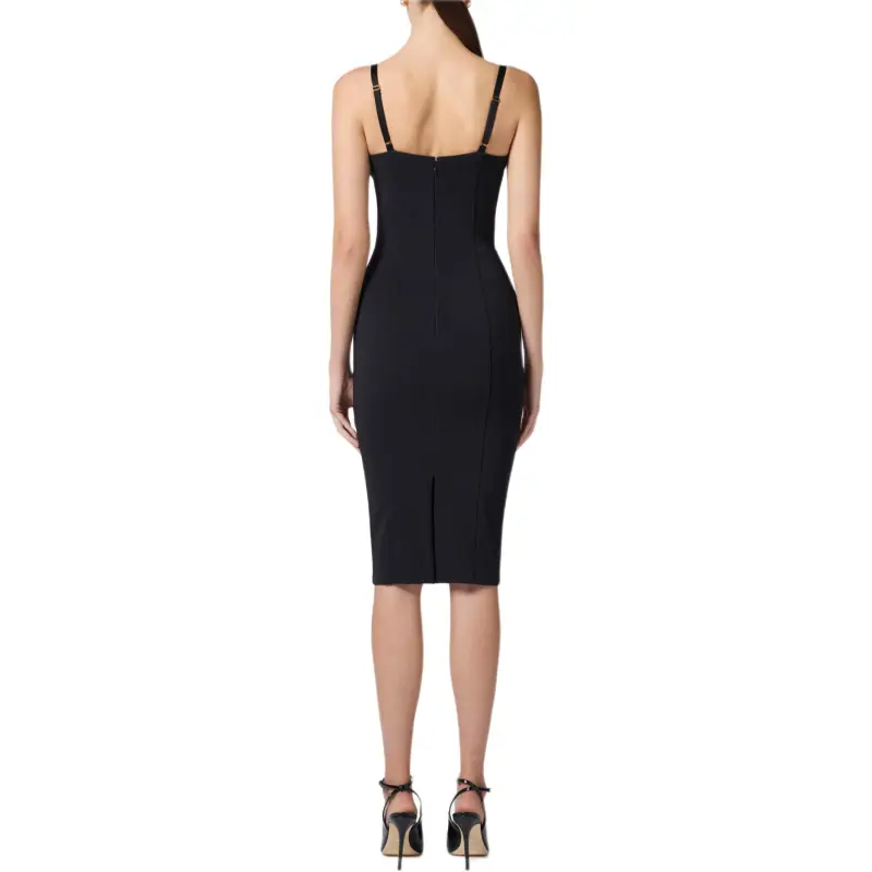 Elisabetta Franchi Satin Bows Crêpe Dress-2