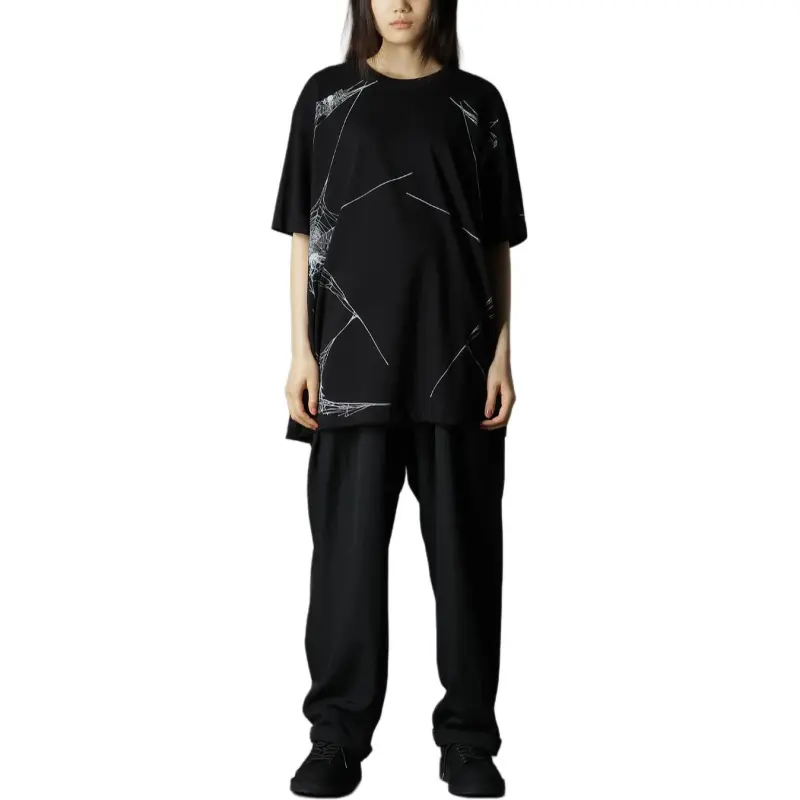 Yohji Yamamoto Ground Y SS25 T Shirt Unisex Black-2