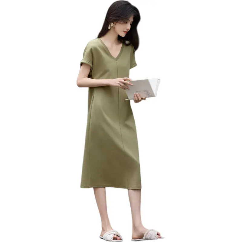 XWI Short Sleeved Dress Women's Matcha Green-4
