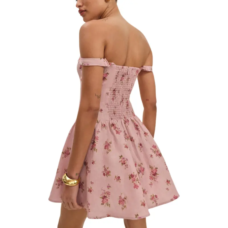 REFORMATION Sora Linen Dress Sleeveless Dress Women's-1