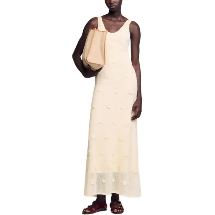 Sandro Knitted Maxi Dress-2