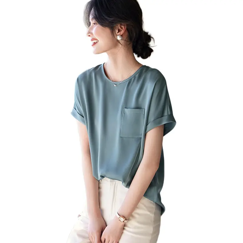XWI SS24 Shirt Women's Peacock Blue-3