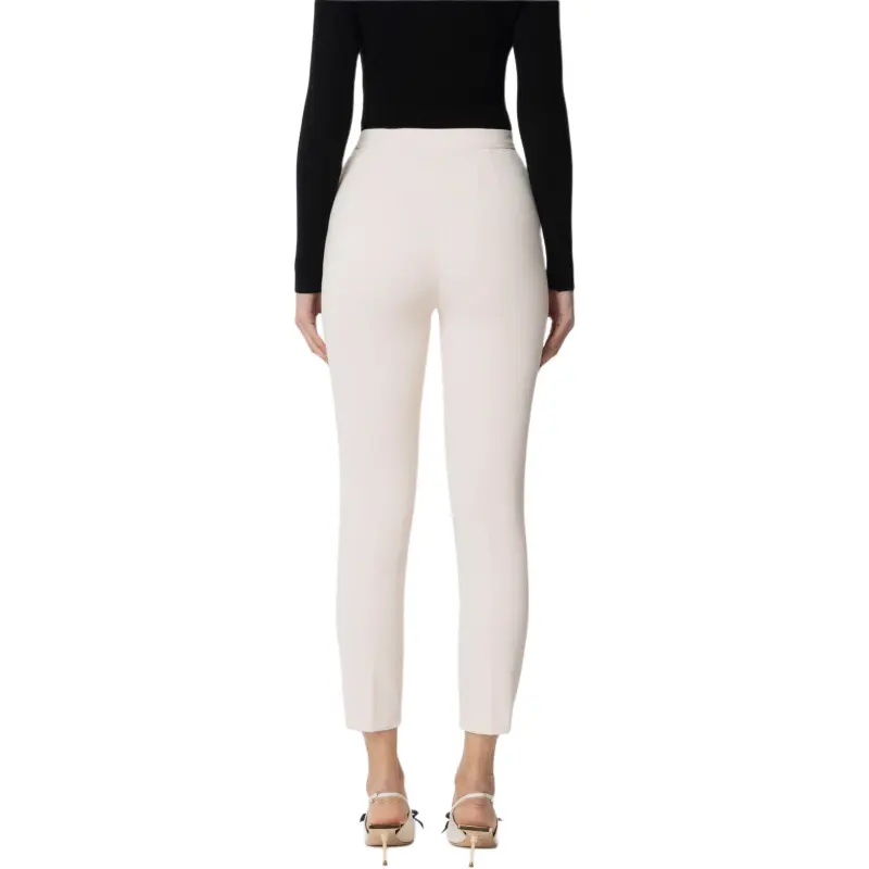 Elisabetta Franchi Crepe Tapered Trousers-1