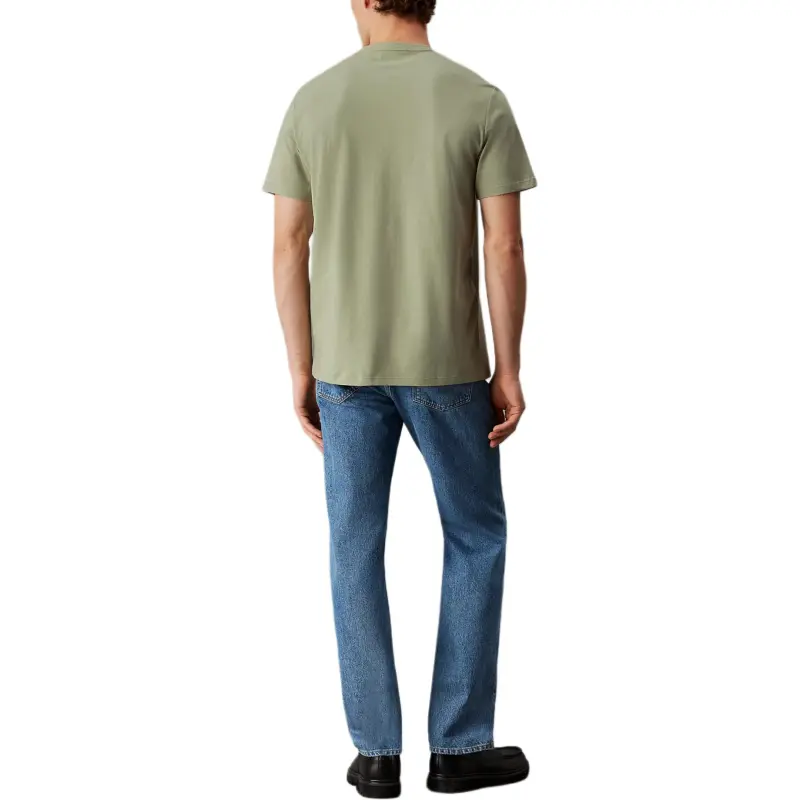 CALVIN KLEIN T Shirt Europe Version Men's Matcha Green-1