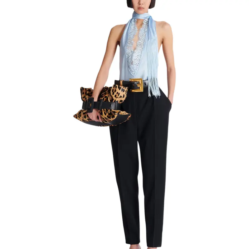 BALMAIN SS25 Camisole Women's Blue-1